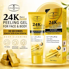 Aichun Beauty 24K Pure Gold Peeling Gel For Face & Body – 100ml