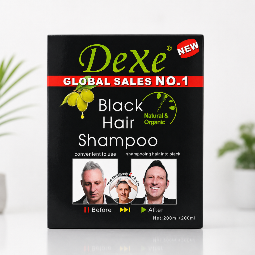 Dexe Black Hair Shampoo (200ml + 200ml) -1