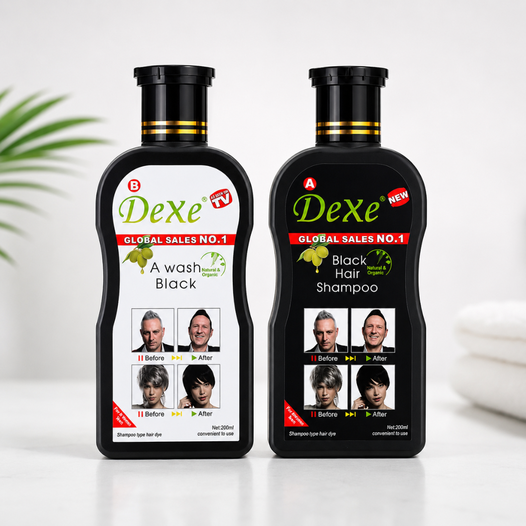 Dexe Black Hair Shampoo (200ml + 200ml) -2